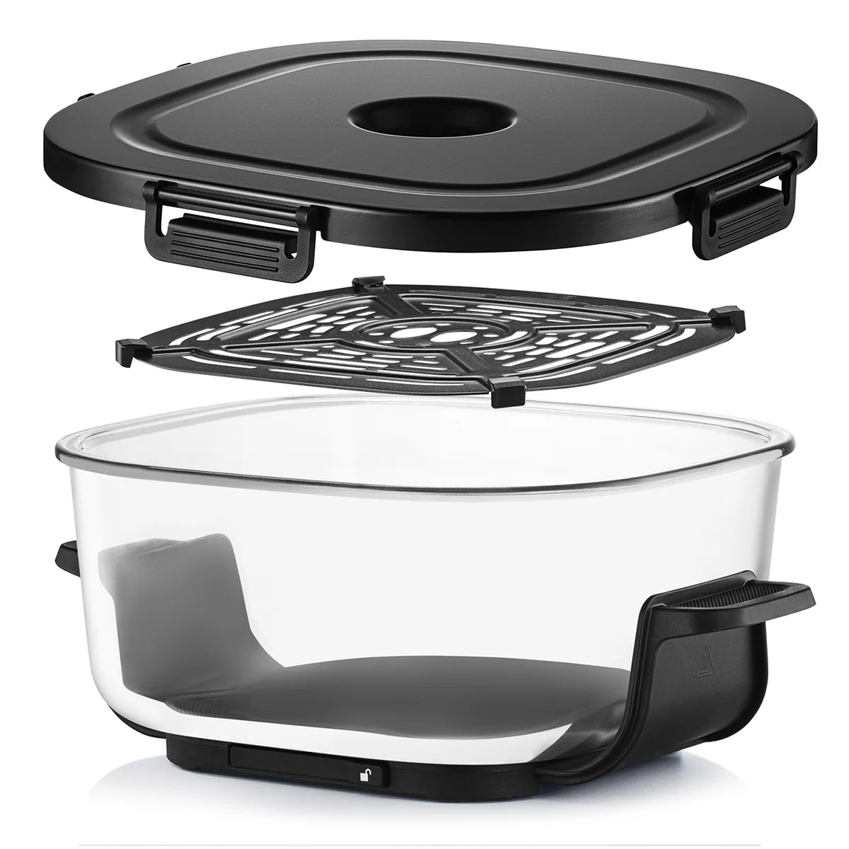 Szklana misa 4,5L Mozano FlexiFry