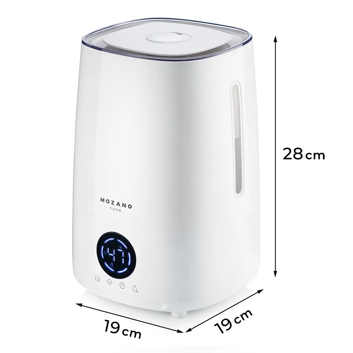 Nawilżacz powietrza Biały Mozano Ultrasonic