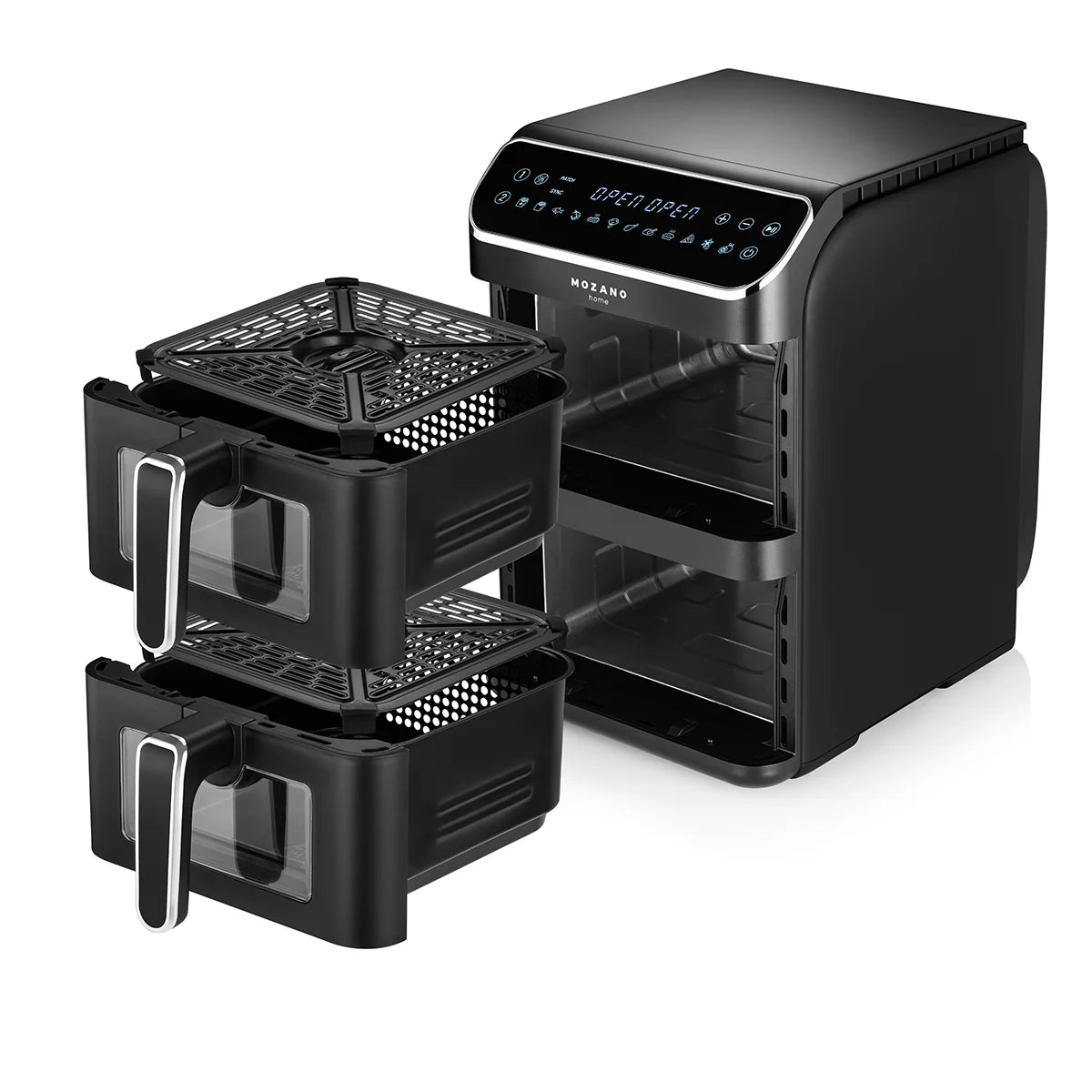 Frytkownica beztłuszczowa pionowa dwie komory 5,5L + 5,5L Mozano AirTower Duo