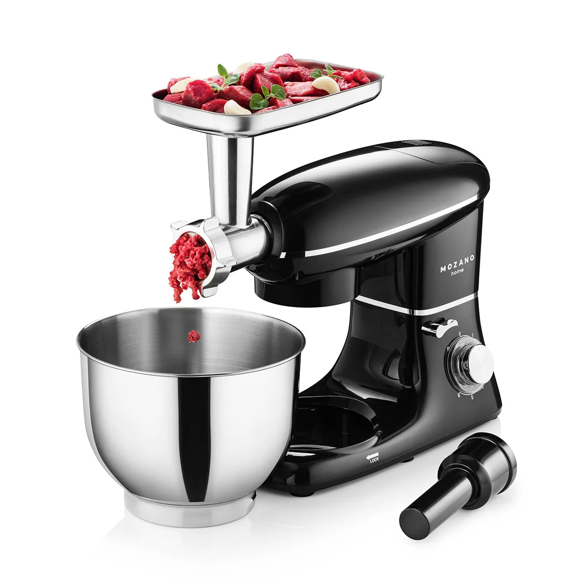 Robot planetarny Czarny Mozano Kitchen Assistent