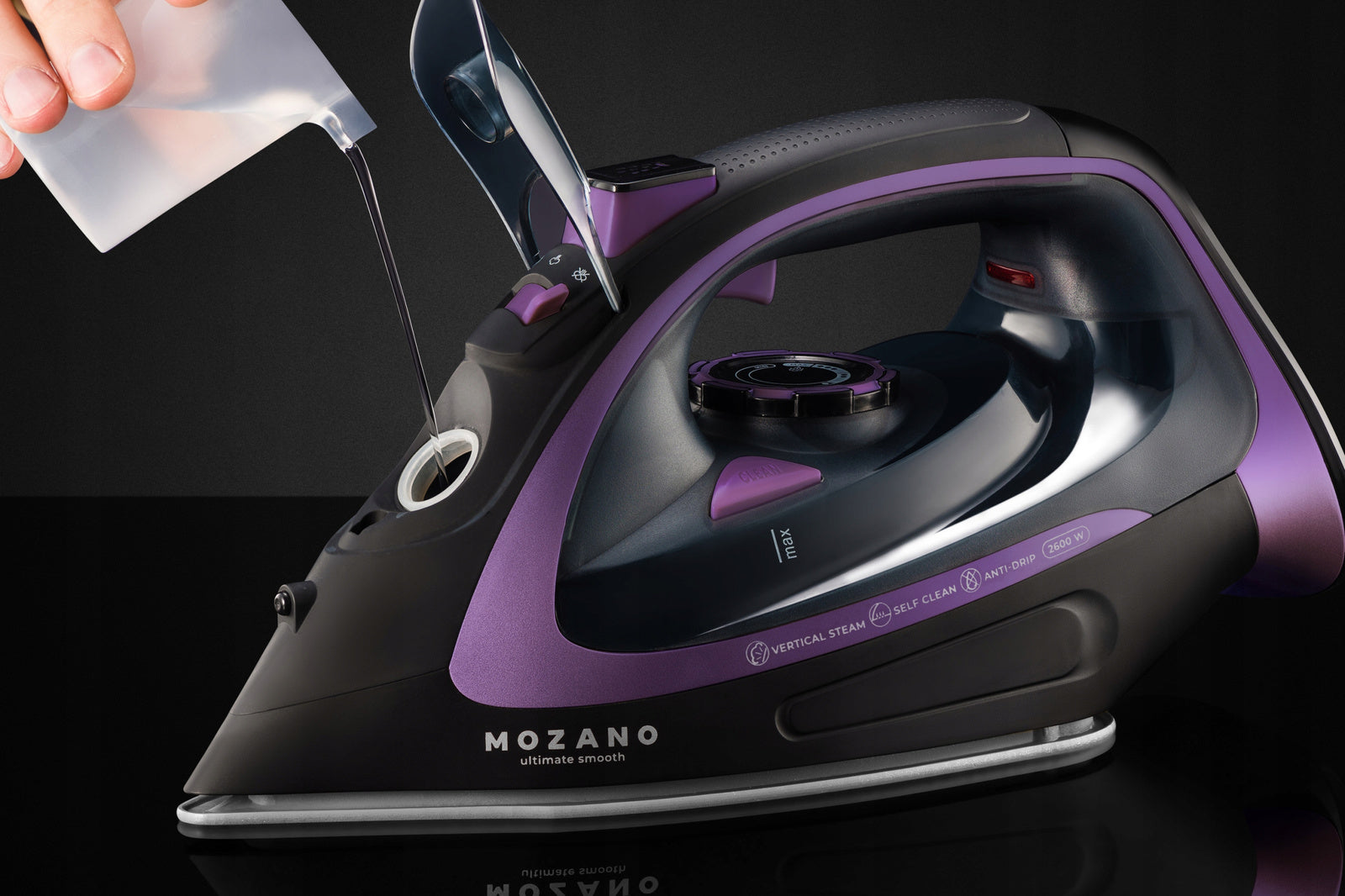 Żelazko bezprzewodowe Fioletowe Mozano Ultimate Smooth