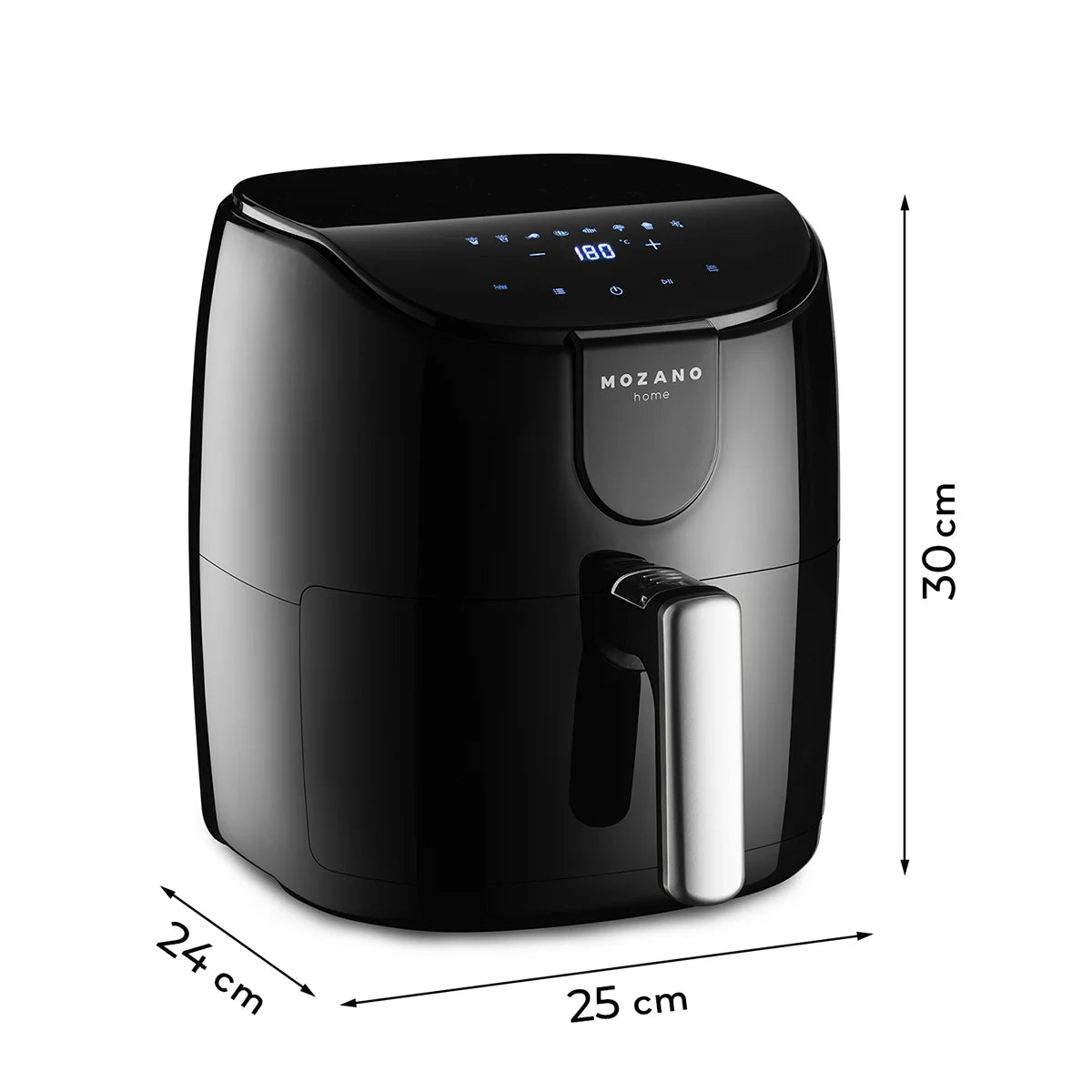 Frytkownica beztłuszczowa 4L Srebrna Mozano Active Fryer