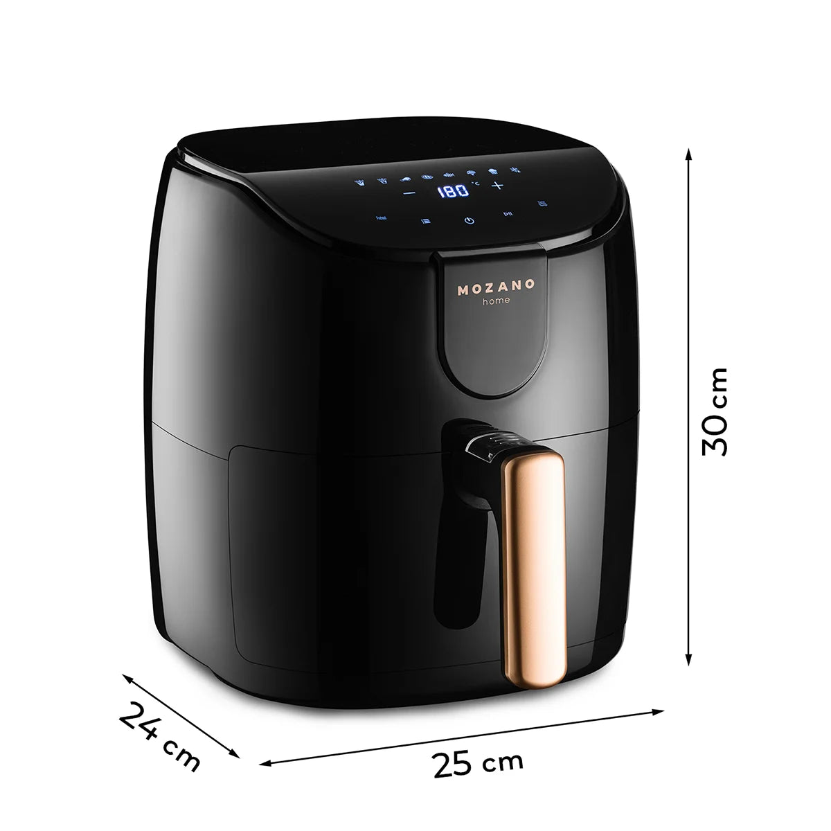 Frytkownica beztłuszczowa 4L Złota Mozano Active Fryer