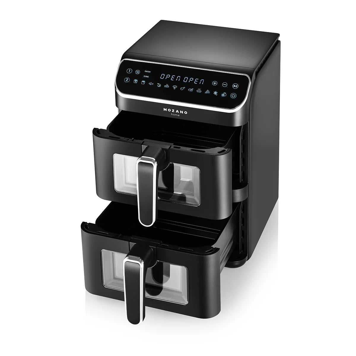 Frytkownica beztłuszczowa pionowa dwie komory 5,5L + 5,5L Mozano AirTower Duo