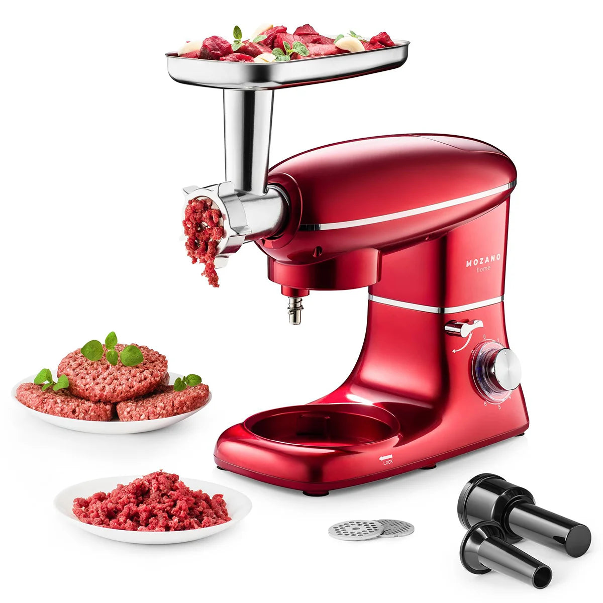Robot planetarny Czerwony Mozano Kitchen Assistent