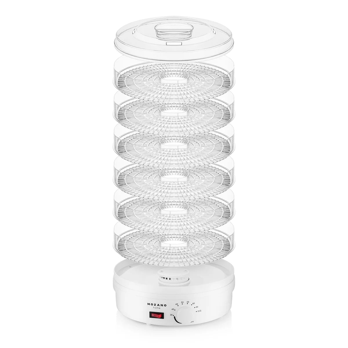 Suszarka do żywności Biała Mozano Food Dehydrator