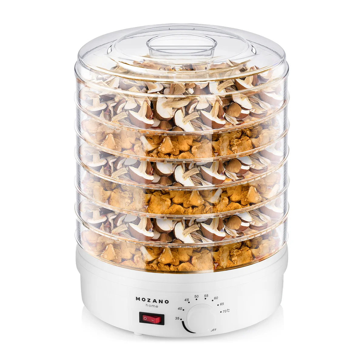 Suszarka do żywności Biała Mozano Food Dehydrator