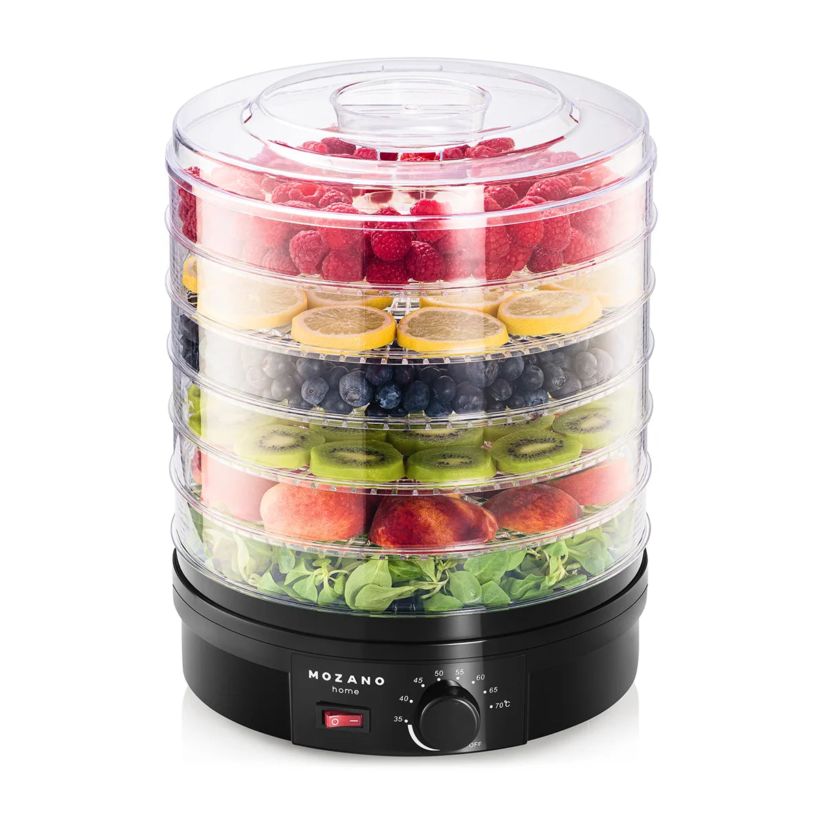 Suszarka do żywności Czarna Mozano Food Dehydrator