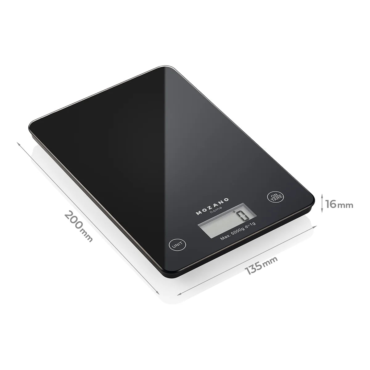 Waga kuchenna Czarna Mozano